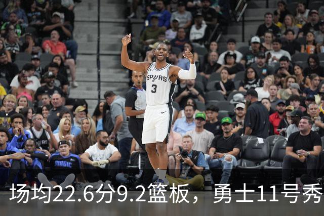 场均22.6分9.2篮板，勇士11号秀比肩奥尼尔