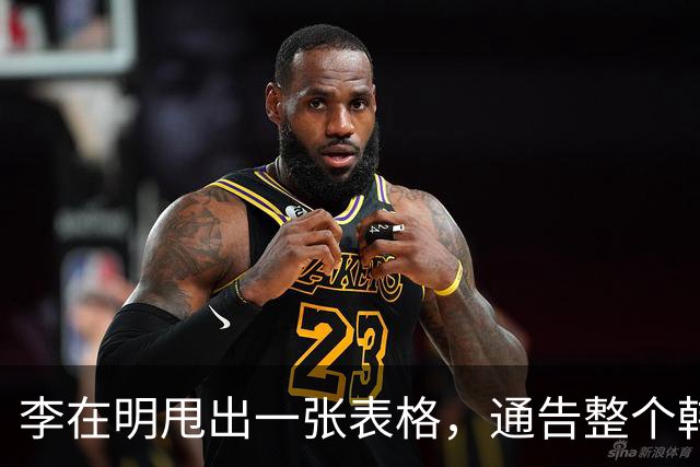 李在明甩出一张表格，通告整个韩国，敌视中国的代价他们承受不起